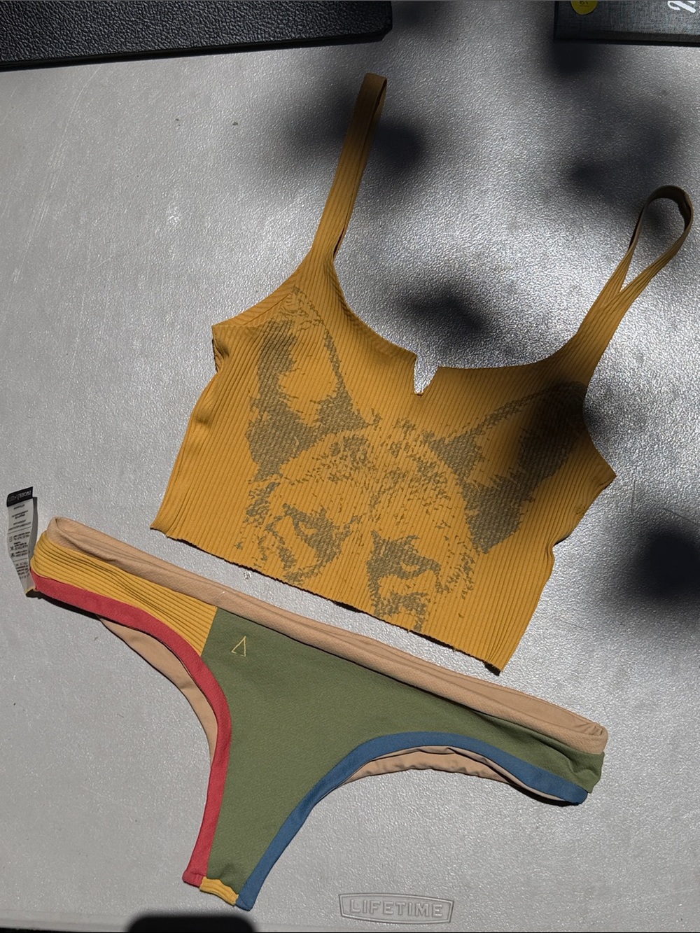 Boys + Arrows Bikini RARE Top (XS) Bottom (M)
